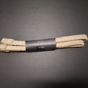 NWT Miche Faux Leather Tan Braided Rope Handles 24" Length x .75" Width